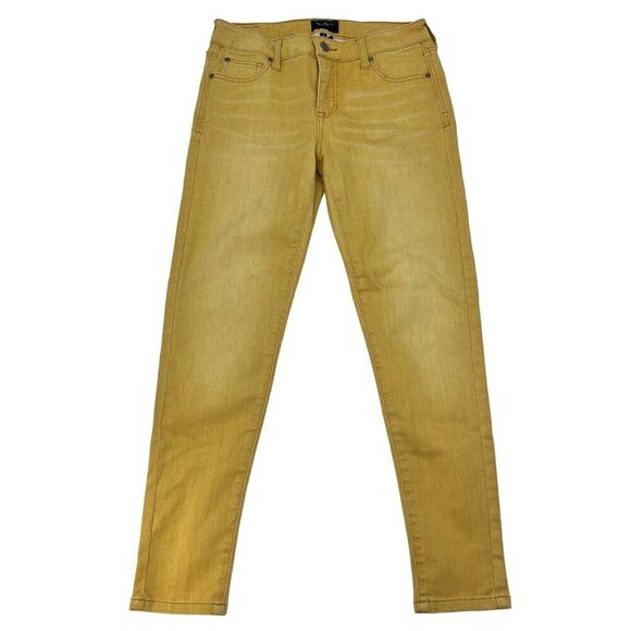 Celebrity Pink Denim - Celebrity Pink Women’s Ankle Skinny Jeans Mid Rise Yellow Size 7/28